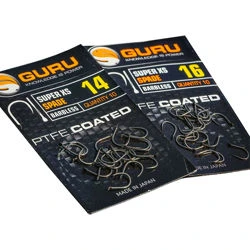 Guru LWGF Feeder Special XS Spade End Barbless Hooks